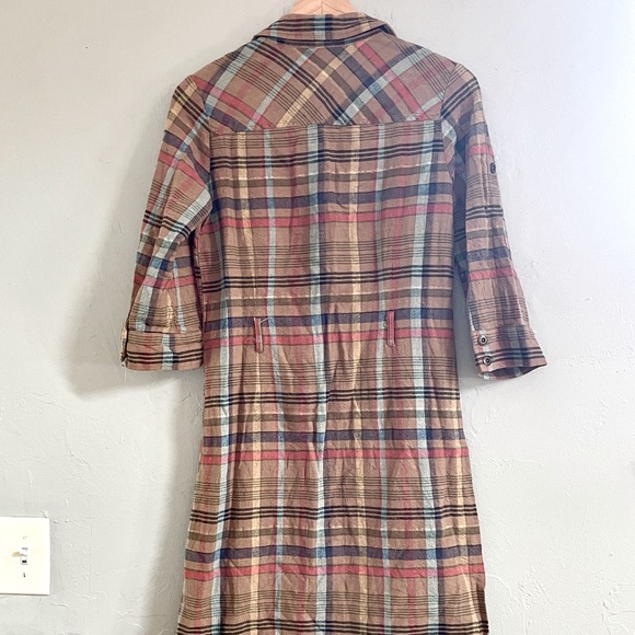 Vintage | Plaid shirt dress - Picture 2 of 4
